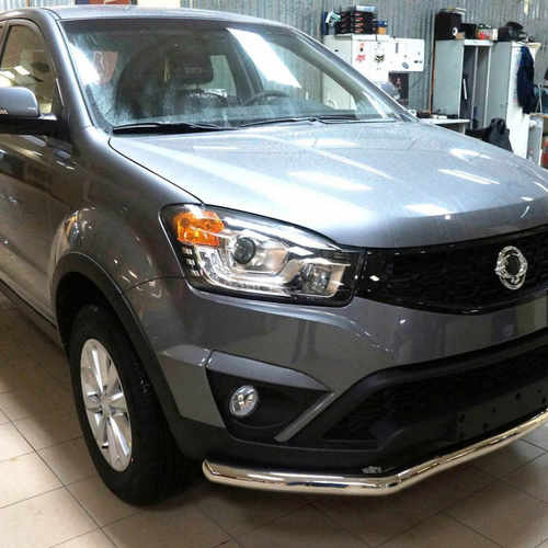 Захист переднього бампера труба для Ssang Yong Korando 2013+