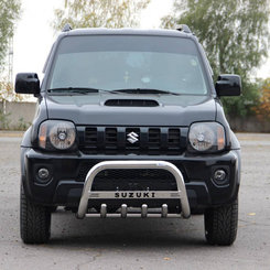 Кенгурятник з перемичкою і грилем D60 для Suzuki Jimny 1998+