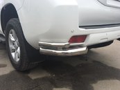 Задній захист куточки подвійні для Тойота ленд крузер 150