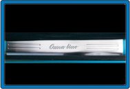 Хром накладки на дверні пороги (нерж.) для Opel Meriva 2002-2009