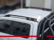 Рейлінги на дах Omsa Line для VW Amarok 2010+ Чорні