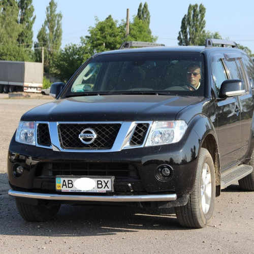 Захист переднього бампера d60 для Nissan Pathfinder 2005-2015