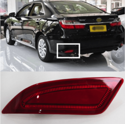 Светодиодные отражатели в задний бампер Toyota Camry 55 2014-2017