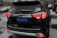 Задні ліхтарі LED для Highlander 2014+ Lexus стиль червоні