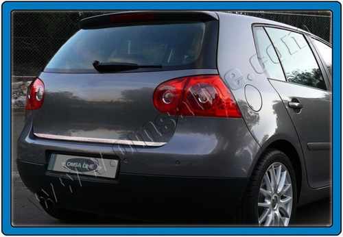 Хром накладка на нижню кромку кришки багажника (нерж.) для VW Golf 2004-2008