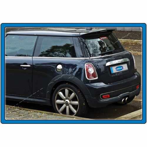 Хром накладка над номером на кришку багажника (нерж.) для Mini Cooper R56 2006+