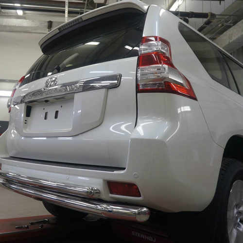 Захист заднього бампера Toyota Land Cruiser 150 (2009-2013/2013+) (подвійна) d 60/60