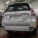 Захист заднього бампера Toyota Land Cruiser 150 2009-2013/2013-2017/2018+) (одинарна) d 70