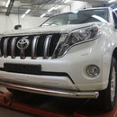 Захист переднього бампера Toyota Land Cruiser 150 2013+ (одинарний)