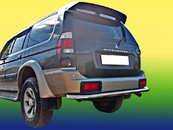 Захист задній прямий із загином для Паджеро Спорт 1999-2008