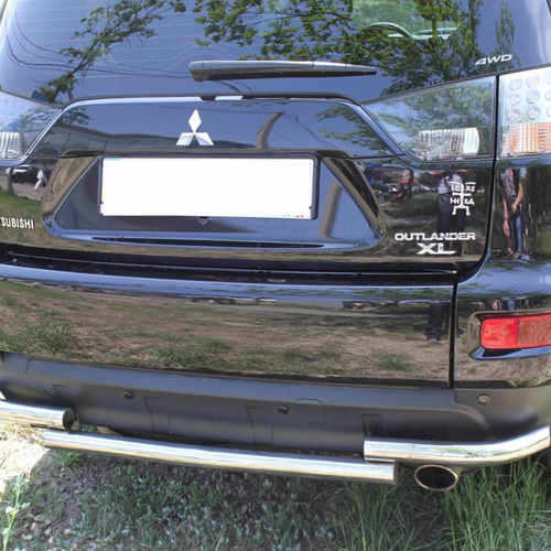 Захист заднього бампера для Mitsubishi Outlander XL 2006-2012