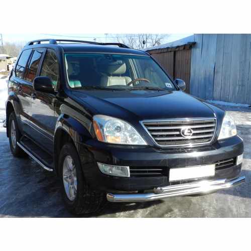 Захист переднього бампера подвійний для Lexus GX 470