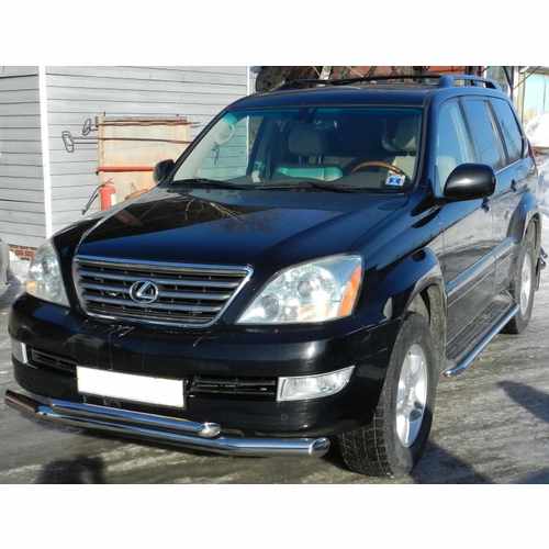 Захист переднього бампера подвійний для Lexus GX 470