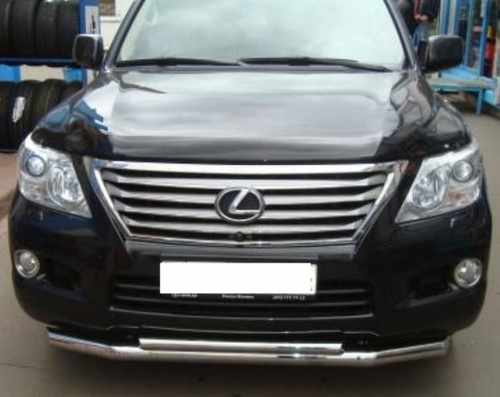 Захист переднього бампера подвійний для Lexus GX 470