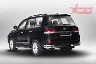 Задній захист куточки подвійні для Lexus LX570 LC200