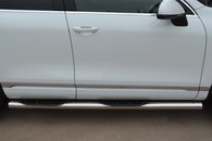 Пороги труба нерж для Touareg 11+