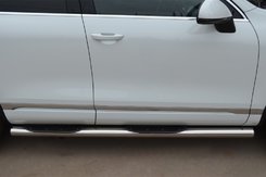 Пороги труба нерж для Touareg 11+