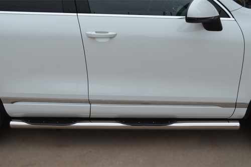 Пороги труба нерж для Touareg 11+