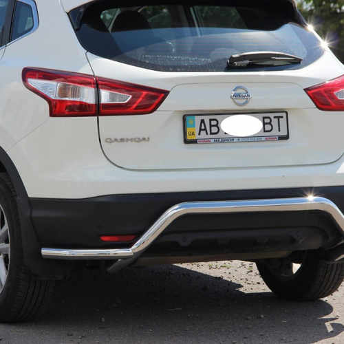 Захист бампера хвиля для Nissan Qashqai 2014+