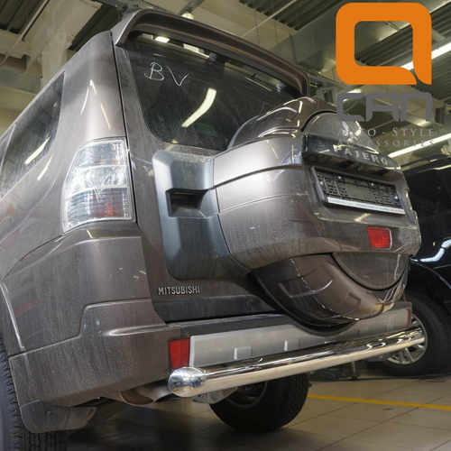 Захист заднього бампера одинарна труба d 60 Mitsubishi Pajero IV 2011+