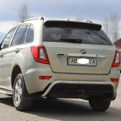 Захист заднього бампера скоба для Lifan X 60. 2011+