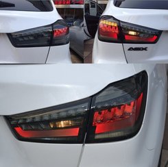Светодиодные задние фонари LED для ASX (черная)