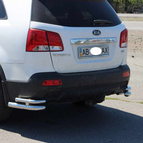 Захист заднього бампера кути для Kia Sorento 10-12