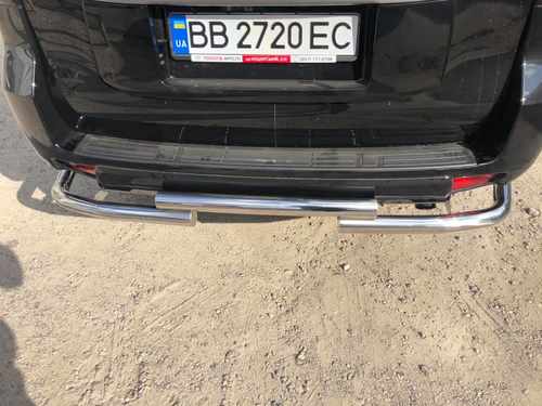 Захист заднього бампера Toyota Land Cruiser 150 2018+ (чайка) d 60