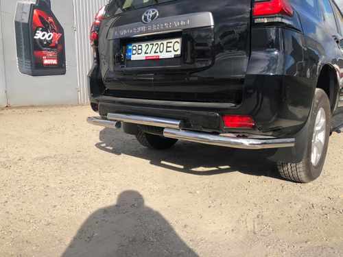Захист заднього бампера Toyota Land Cruiser 150 2018+ (чайка) d 60