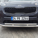 Передій захист для Kia Sportage 2016+ 60/42  мм