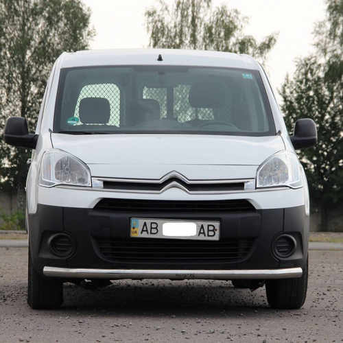 Захист переднього бампера одинарний d60 для Citroen Berlingo 2008+-