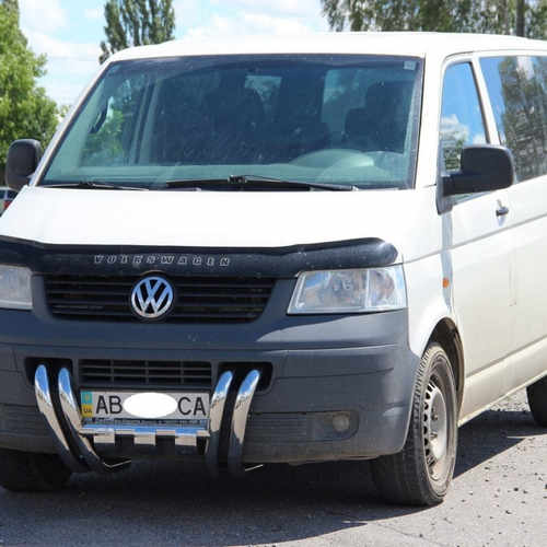 Захист переднього бампера для VOLKSWAGEN Transporter 2003-2010