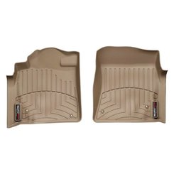 Коврики в салон для Toyota Land Cruiser 200 2008-12 LX 570 с бортиком бежевые передние 451571