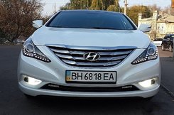 Альтернативная тюнинг оптика передние фары для Hyundai Sonata YF 2010+