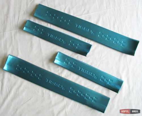 Накладки на пороги верхні (нерж) для Chery Tiggo 5 2016+ V1