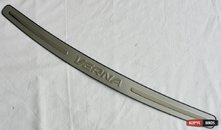 Захисна Накладка на задній бампер (нерж) для Kia Rio 2012- (K2) Тип W