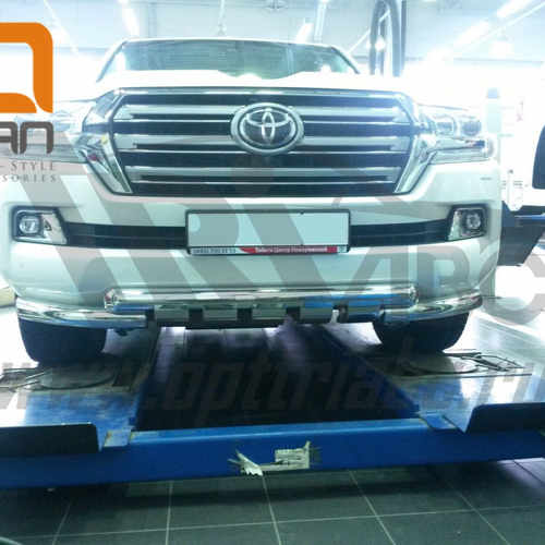 Захист переднього бампера Toyota Land Cruiser (Тойота Ленд Круізер) 200 2015+ (Shark) d 70