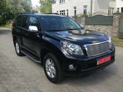 Алюмінієва решітка радіатора з хром окантовкою для Toyota Land Cruiser 150 Prado 2009-2013