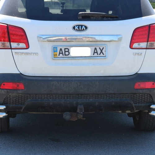 Захист заднього бампера кути для Kia Sorento 10-12