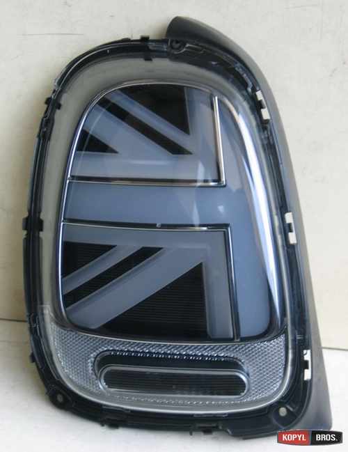 Оптика задня LED Union Jack чорна для Mini Cooper F55/ F56/ F57 (2014-)