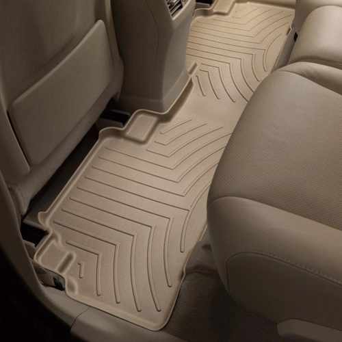 Килимки в салон для Lexus RX 2009 - з бортиком задні бежеві 452292