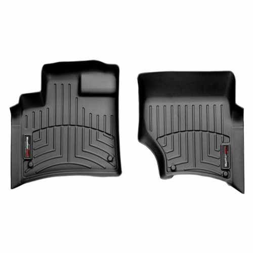 Килимки в салон для Audi Q7 2005 - з бортиком чорні передні 441511