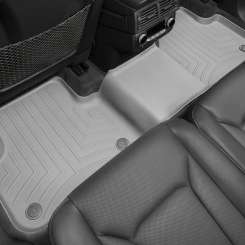 Коврики в салон для Audi Q7 2016- с бортиком серые задние 468872