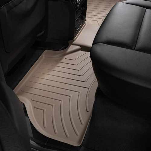 Килимки в салон для BMW X5/X6 2007-2013 з бортиком задні бежеві 450952