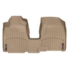 Коврики в салон для Honda CR-V 2007- с бортиком бежевые передние СПЛОШНОЙ 453191