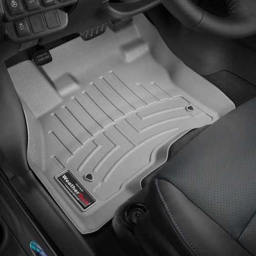 Килимки в салон для Nissan Leaf 2013-15 з бортиком передні сірі 465501
