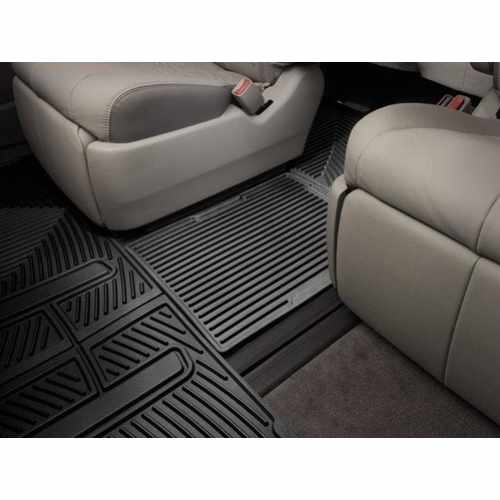 Килимки в салон для Toyota Sienna 2010 - перемичка чорна W247