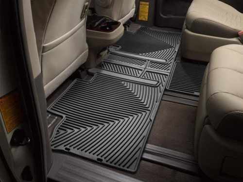 Килимки в салон для Toyota Sienna 2010 - задні 7-8 місць 2 ряд чорний W244