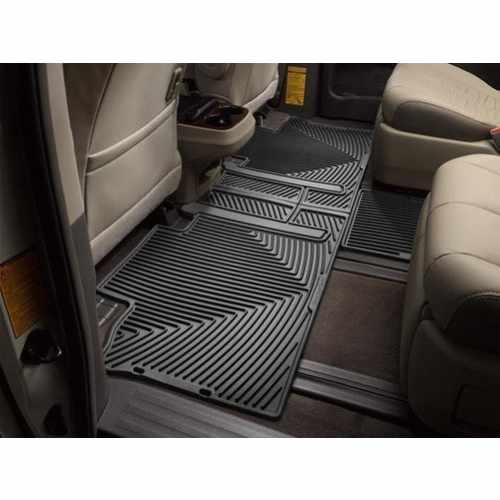 Килимки в салон для Toyota Sienna 2010 - задні 7-8 місць 2 ряд чорний W244