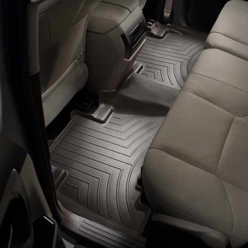 Килимки в салон для Toyota Land Cruiser Prado 150 2009 - з бортиком какао задні 472862